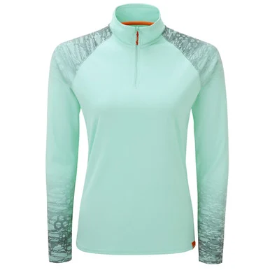 GILL Women's UV Tec Long Sleeve Morning Mist Zip Tee (UV009WMM)
