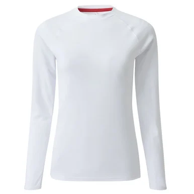 GILL Women's UV Tec White Long Sleeve Crew Neck Tee (UV011WW)