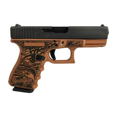GLOCK 19 Gen3 9mm 4.02in 2x15rd Custom Georgia Clay Pistol (PI1950203 MODGACL)