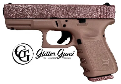 GLOCK 23 Gen 3, .40 S&W, 4.02" Barrel, 13 Rds, Rose Gold Glitter