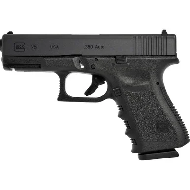 Glock 25 Gen 3, .380 ACP, 4.02" Barrel, 15 Rds, Matte Black