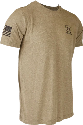 Glock 2nd Amendment Tee, Olive, Cotton/Polyester, Short Sleeve, XL