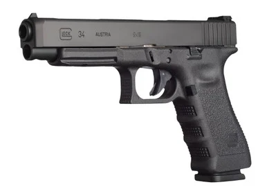 Glock 34 Gen 3, 9MM, 5.31" Barrel, 17+1 Rds, Black Matte