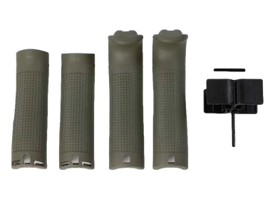 Glock 39841 Backstrap/Beavertail Set, Battlefield Green Polymer