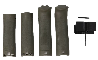 Glock 39843 Backstrap/Beavertail Set, Battlefield Green Polymer