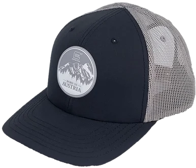 Glock AS41019 Born In Austria Hat, Navy/Gray, Adjustable Snapback