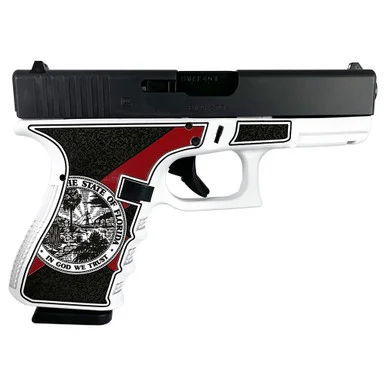 Glock G19 Gen 3, 9MM Luger, 4.01" Barrel, 15 Rds, Florida White