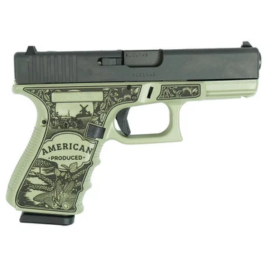 Glock G19 Gen 4, 9MM, 4.01" Barrel, 15 Rds, Verde Finish
