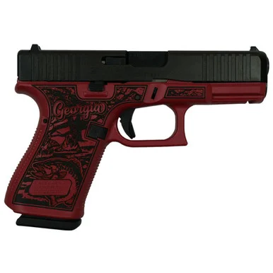 Glock G19 Gen 5, 9MM, 4.02" Barrel, 15 Rds, Georgia Red