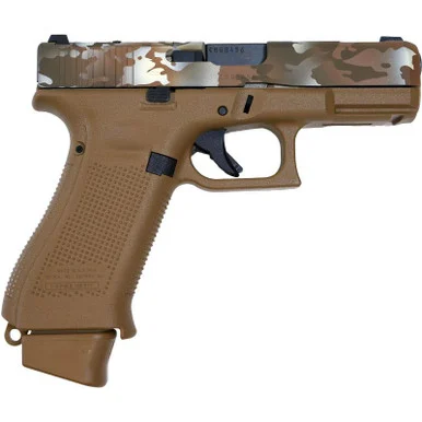 Glock G19X, 9MM Luger, 4.00" Barrel, 19 Rds, Brown Multi Cam