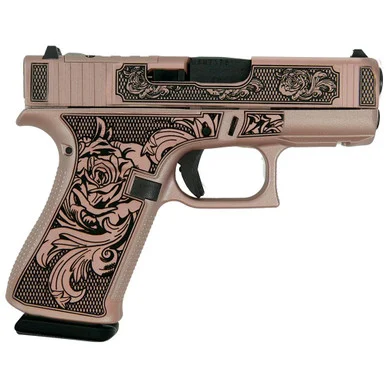 Glock G43X, 9MM Luger, 3.41" Barrel, 10 Rds, Rose Gold Finish