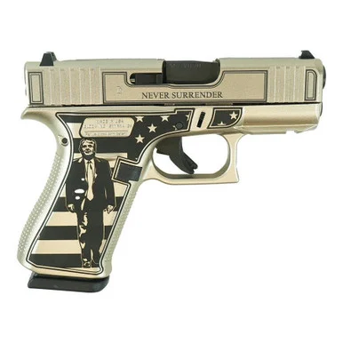 Glock G43X, 9MM Luger, 3.41" Barrel, 10 Rds, Silver Cerakote