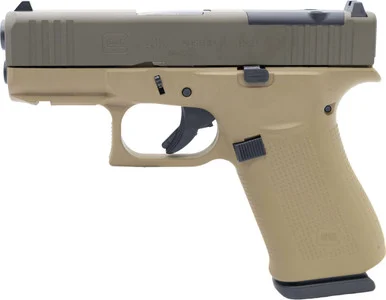 Glock G43X MOS, 9MM, 3.41" Barrel, 10 Rds, FDE Finish
