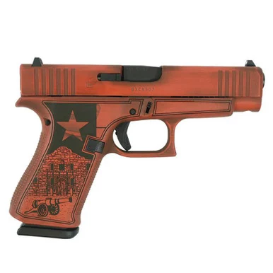 Glock G48, 9MM Luger, 4.17" Barrel, 10 Rds, Texas Orange