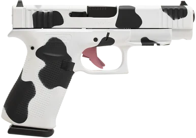 Glock G48 Gen5 MOS, 9MM, 4.17" Barrel, 10+1 Rds, Cow Print Cerakote