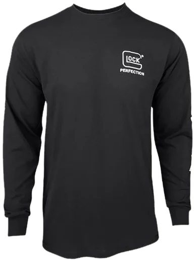 Glock Perfection Long Sleeve Tee, Black, Pre-Shrunk Cotton, 2XL