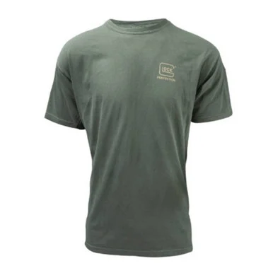 Glock Perfection T-Shirt, Green, Small, 100% Cotton