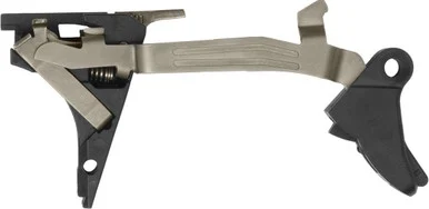 Glock Performance Trigger, Flat-Faced, Black/Silver Finish