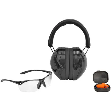Glock Range Kit, Passive Muffs, Ear Plugs, Shooting Glasses