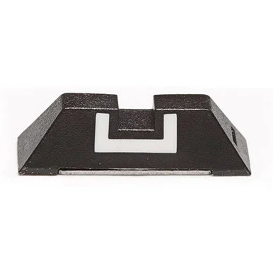 GLOCK Sight Rear Fixed, 6.1mm Slim, Polymer, White Contrast Insert