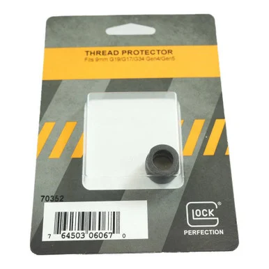 Glock Thread Protector, Fits 9mm G19/G17/G34 Gen 4/5, Black