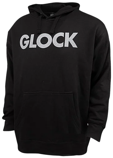 Glock Traditional Hoodie, Black, Durable Soft Fabric, Long Sleeve, Large