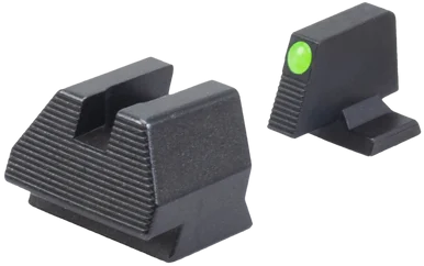 Heckler & Koch HK 51000938 Elevated Sight, Green Tritium, Black Frame