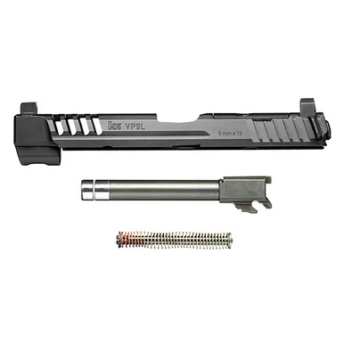Heckler & Koch HK VP9L OR Long Slide Kit, Suppressor Height Sights, Optics Plate, Black