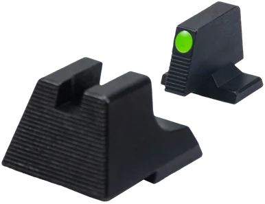Heckler & Koch Iron Sight Green Tritium, Black Frame