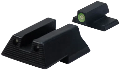 Heckler & Koch Night Sight Set, Green Tritium, Black Frame