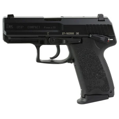 Heckler & Koch USP Compact, 9MM, 3.58" Barrel, 13 Rds, Black Finish