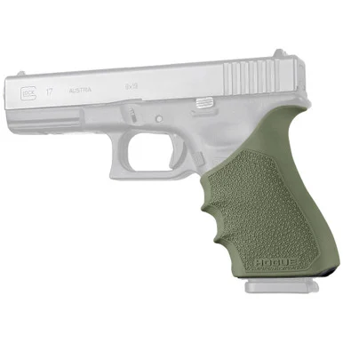 Hogue HandALL Beavertail Grip Sleeve, Fits Glock 17, 17MOS, 17L, 22, 35, 35MOS, 34, 34MOS, 31, 37, Flat Dark Earth 17033