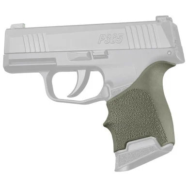 Hogue HandAll Beavertail Grip Sleeve, Fits Sig P365, OD Green 18701