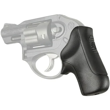 HOGUE No Finger Groove Rubber Bantam Boot Tamer Cushion Black Grip For Ruger LCR (78050)