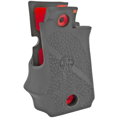 Hogue Rubber Grip with Cobblestone Texture and Finger Grooves, Fits Springfield 911, Black 48080