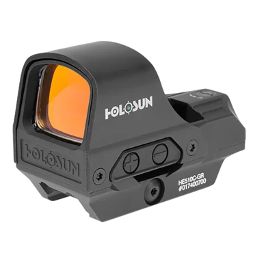 Holosun HE510C-GR, Green Dot, 1X Power, Black Anodized