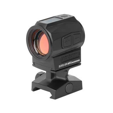 Holosun SCRS-GR-MRS, Green Ring & 2 MOA Dot, Matte Black, Solar Charging, Fits 509T Footprint