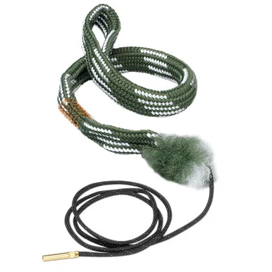 Hoppe's BoreSnake Viper Den, 8MM/32 Caliber, Bore Cleaner Rope, Bronze Bristle, OD Green