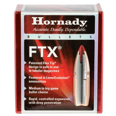 HORNADY 35 Cal .355 165 Gr Ftx (350 Legend) (3502)
