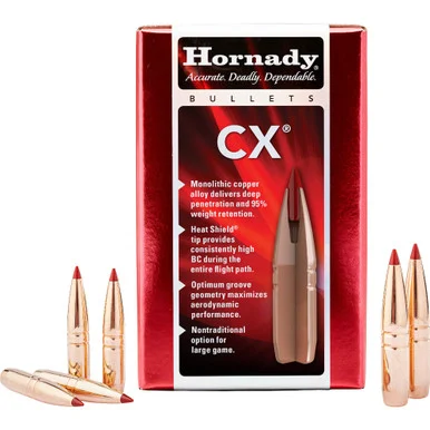 Hornady CX, Copper Alloy, .277/270 Caliber, 130 Grain, 50 Count 273704