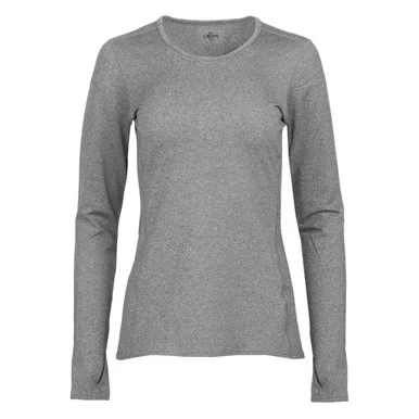 HOT CHILLYS Women's Micro-Elite Chamois Granite Crewneck (HC9908-532)
