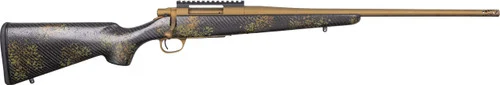Howa M1500 Super Lite Carbon 6.5 Creedmoor, 20" Threaded Barrel, Green/Bronze Carbon Fiber Stock, Bronze Rec/Barrel, 4rd