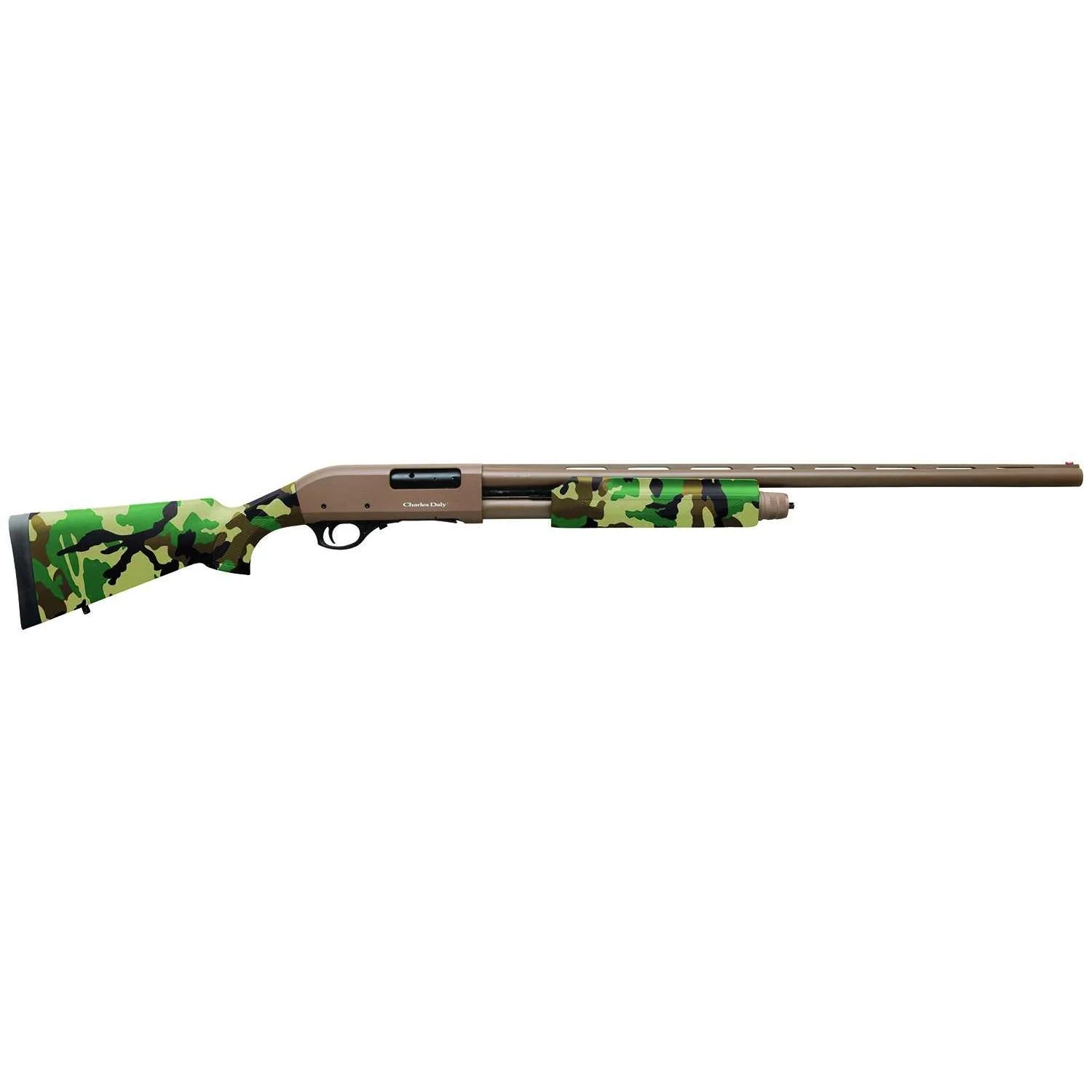 Charles Daly 301 Pump 12 Gauge 28in Woodlands Camo