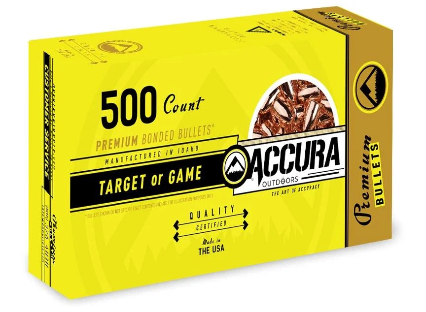Accura Premium PowerBond .45 cal 200 gr RN 500/ct