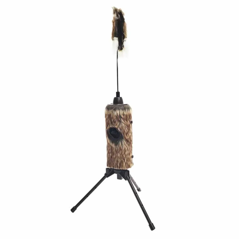 Mojo Fuzzy Critter Predator Decoy — Brown, Built-In Tripod