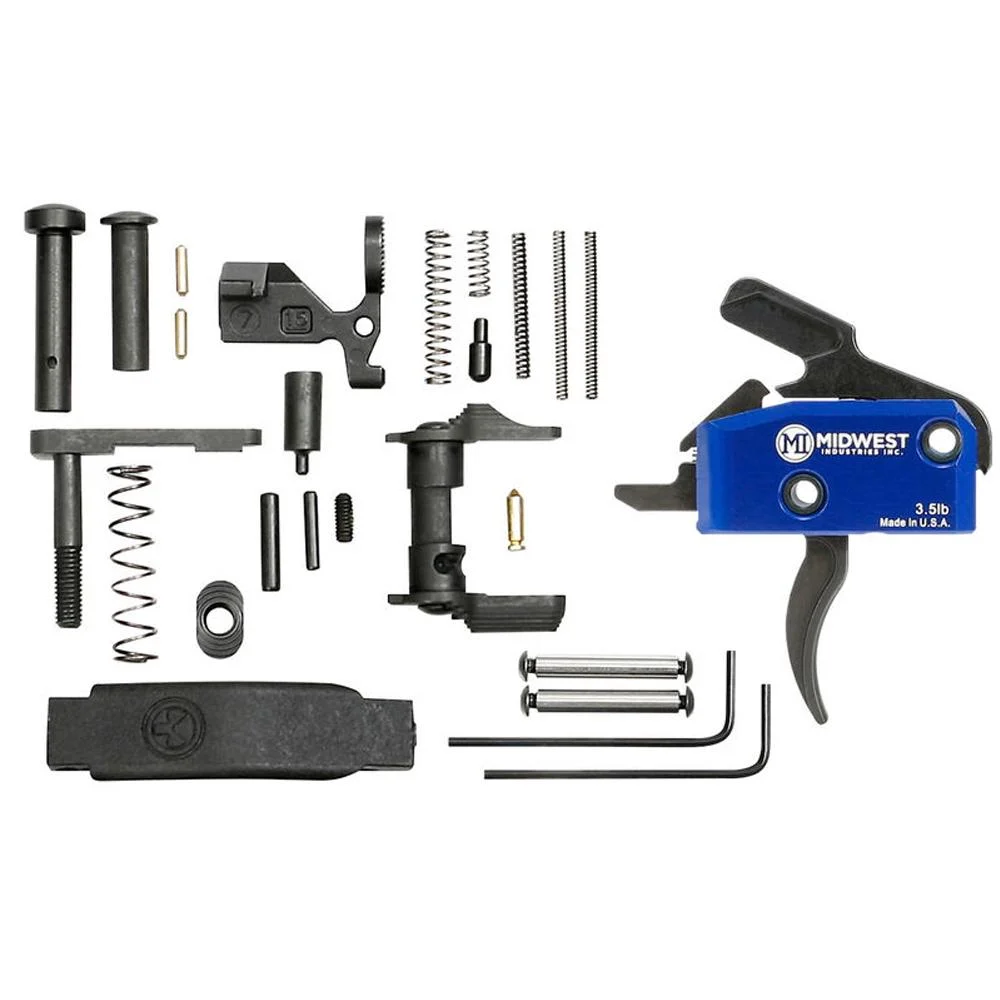 Midwest Industries Drop-In Trigger Kit 3.5 lb Ambi Safety Black