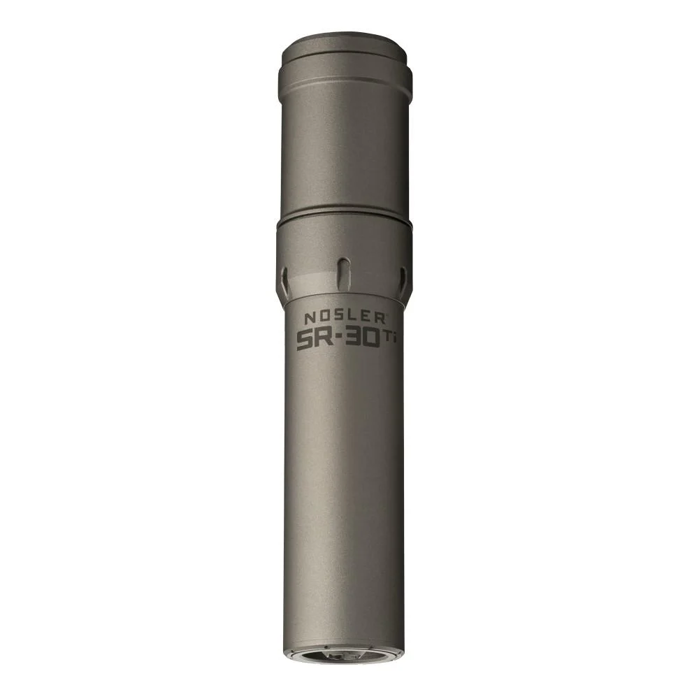 Nosler SR-30 Ti 30 Cal Suppressor 7.96 in Gray