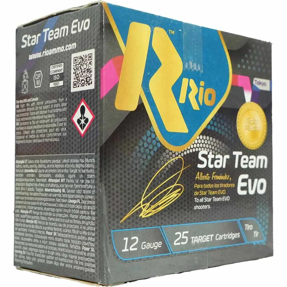 Rio Ammunition Star Team EVO HV 32 12ga 2-3/4″ #7.5 25/ct