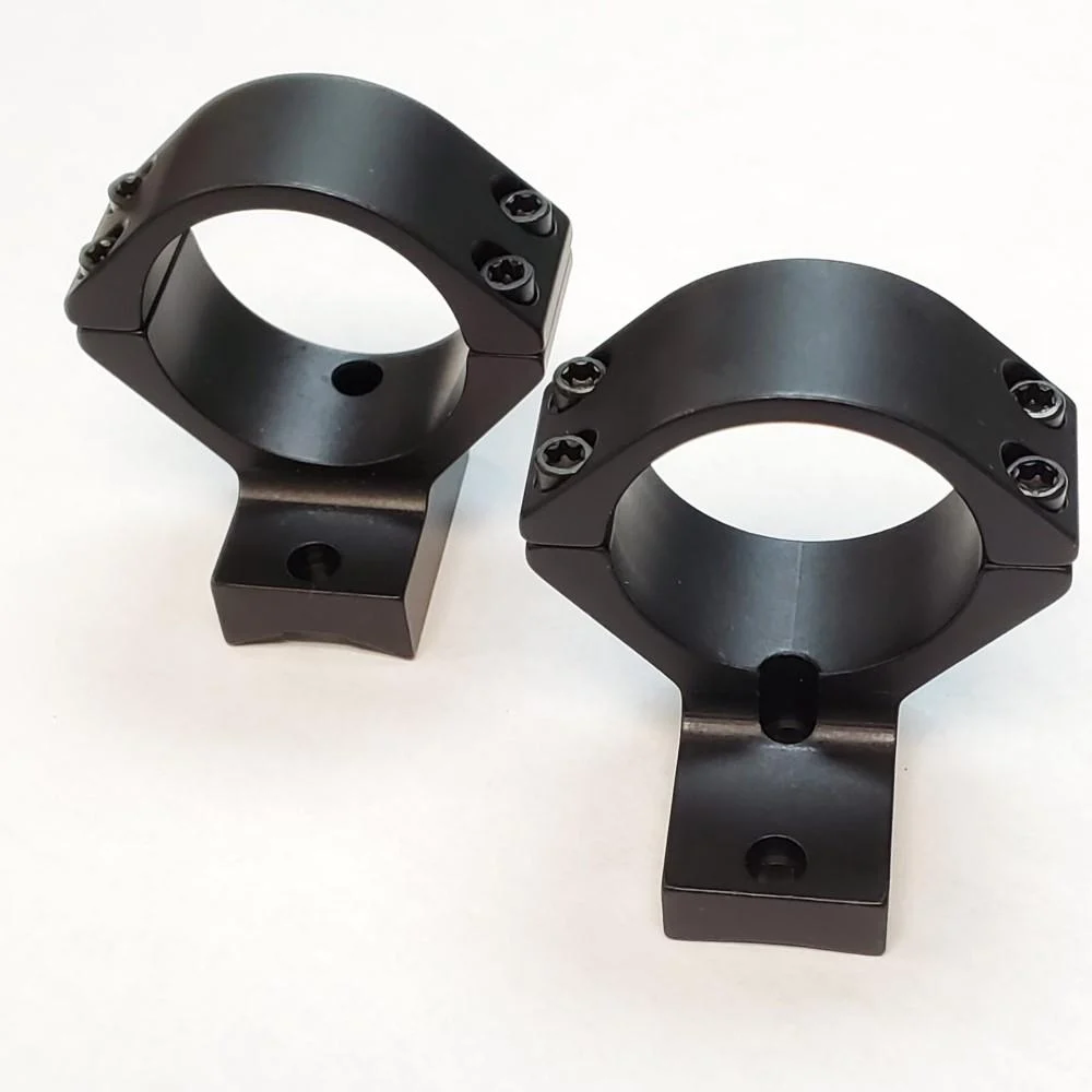 Talley CZ 600 1″ Med Extended Scope Mounts, Black, 2/ct