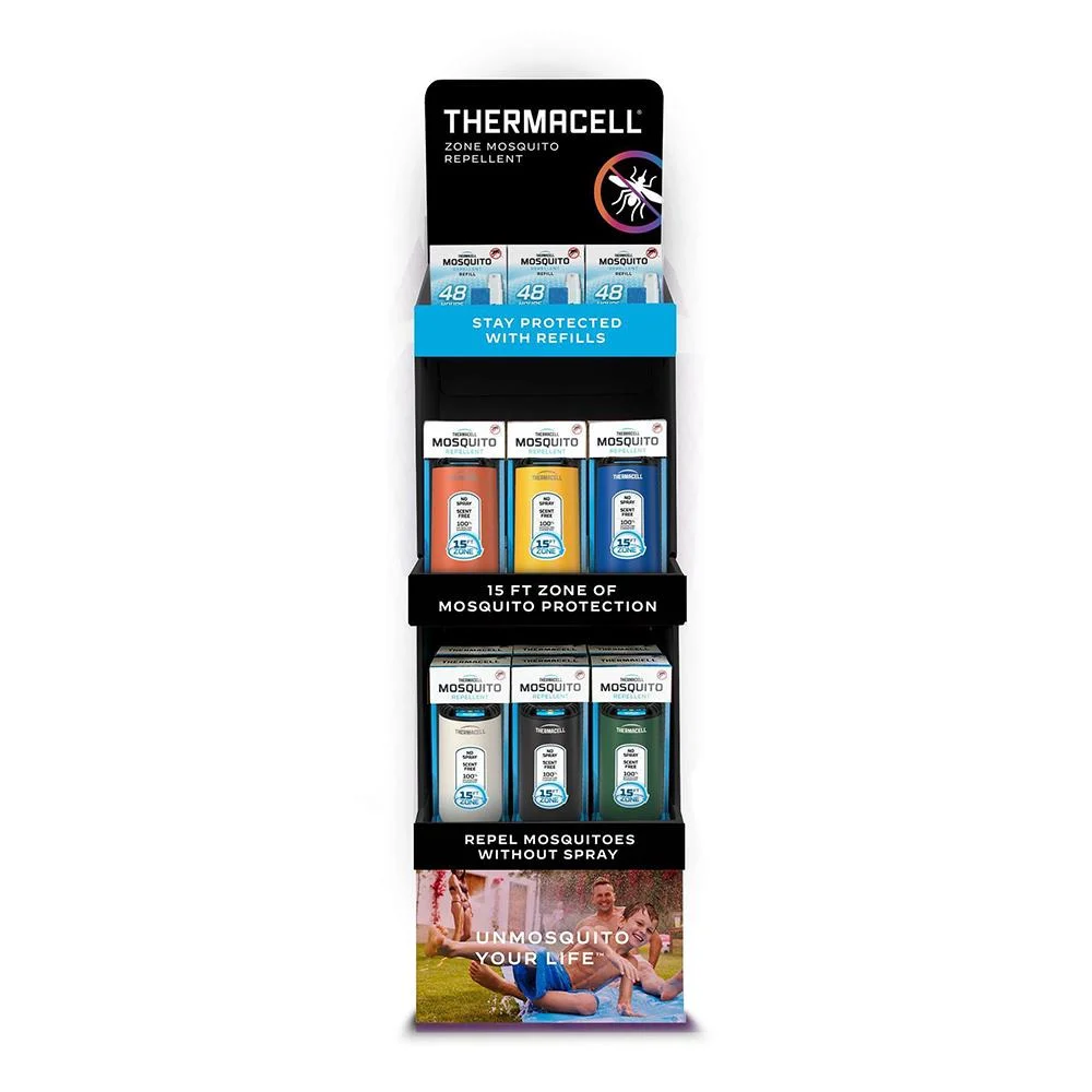 Thermacell Patio Shield Mosquito Repeller & Refill, 6-Color Display